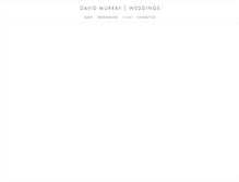 Tablet Screenshot of davidmurrayweddings.com